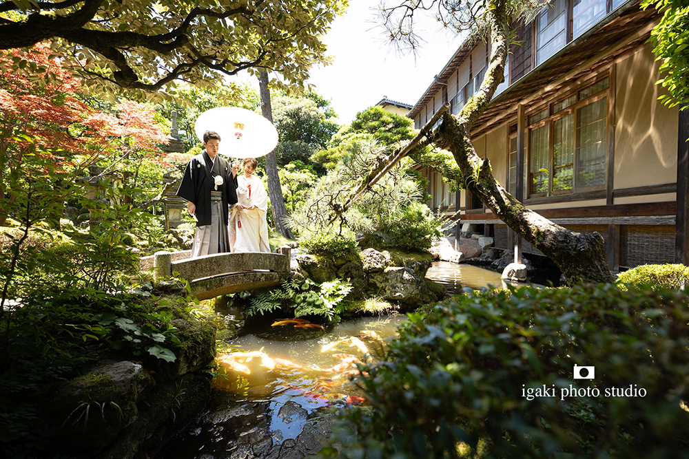 城崎　ウェディング　和装　西村屋本館